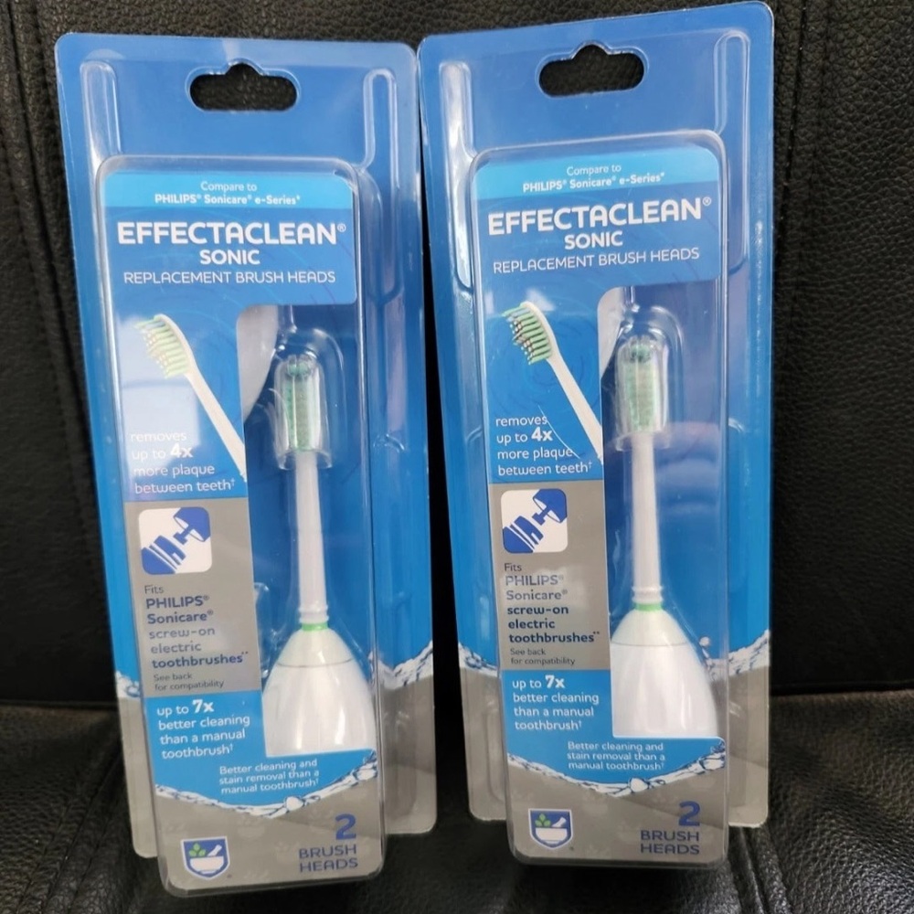 Rite Aid Effectaclean Sonic Replacement Brush Heads - 2 ct (set of 2)